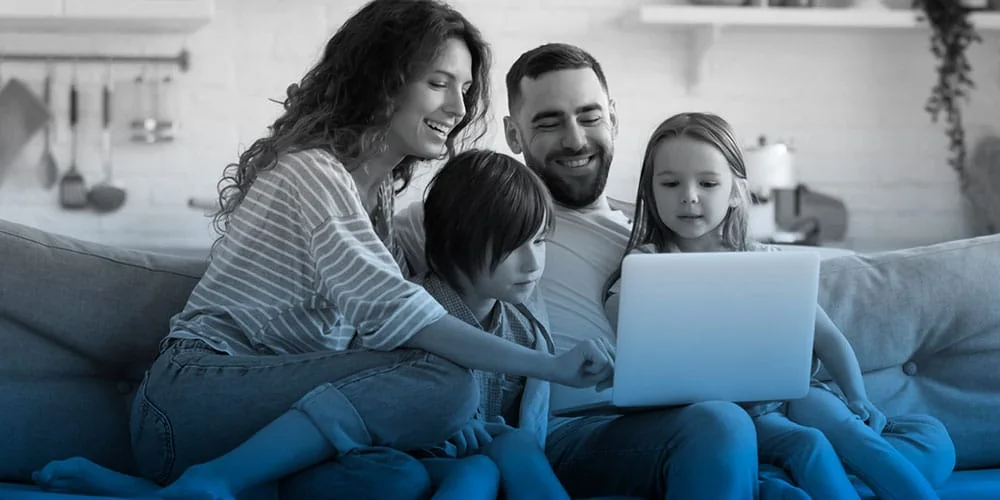 Family discussing retirement and legacy planning