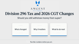 AMGENT featured image for Division 296 tax and 2026 CGT changes.