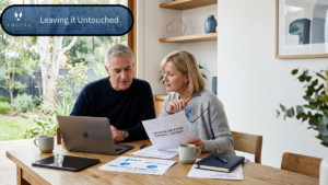 UK expat couple reviewing UK pension transfer options in Australia