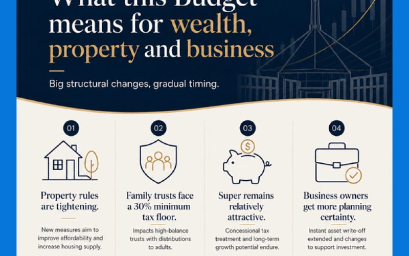2026 Federal Budget negative gearing CGT and family trusts