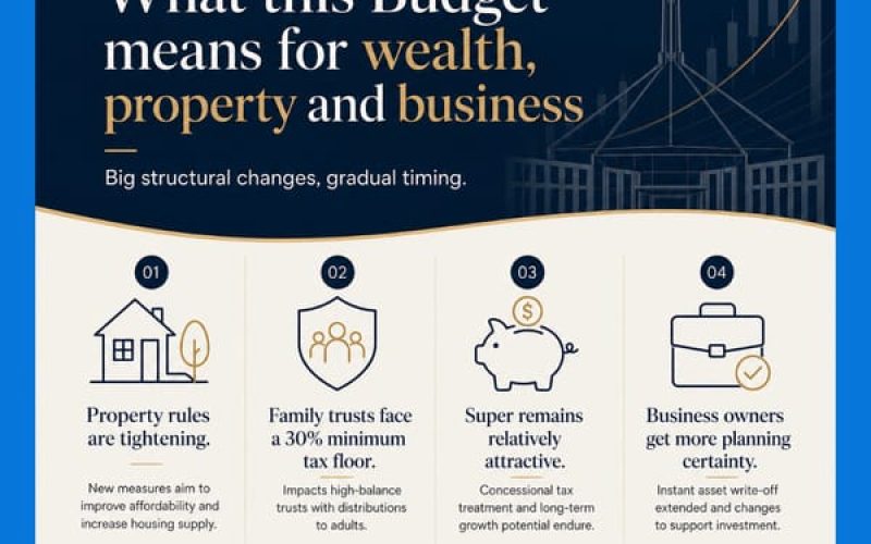 2026 Federal Budget negative gearing CGT and family trusts